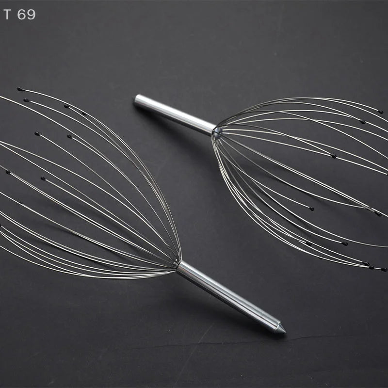 20 Metal Octopus Octopus Octopus Scalp Massager Wire Spider Leg Head Massage Claw Scraping Deep Relaxation