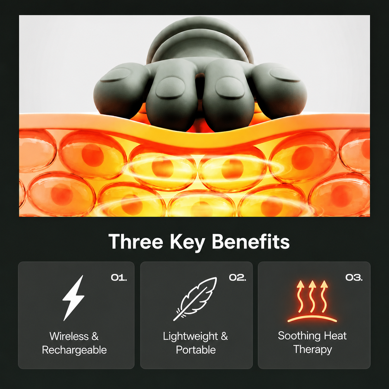 Neck Massager - Deep Tissu Neck Theraphy Massage