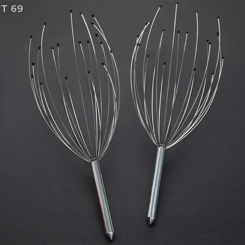 20 Metal Octopus Octopus Octopus Scalp Massager Wire Spider Leg Head Massage Claw Scraping Deep Relaxation