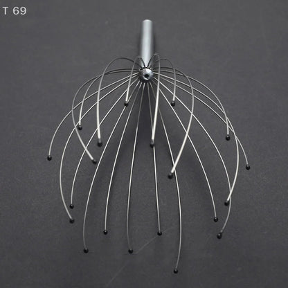 20 Metal Octopus Octopus Octopus Scalp Massager Wire Spider Leg Head Massage Claw Scraping Deep Relaxation